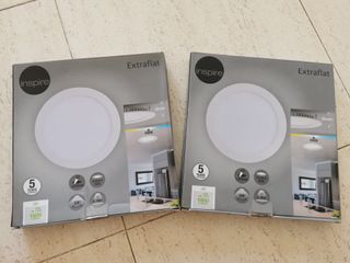 2 x Plafones LED Inspire Extraflat 19W