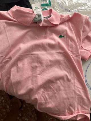 Polo Lacoste rosa