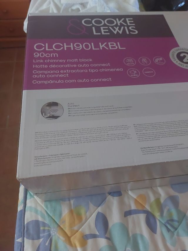 Exaustor Cooke & Lewis 90cm