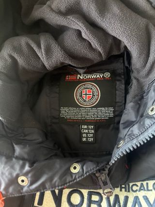 Geographical Norway Parka niña - azul marino 