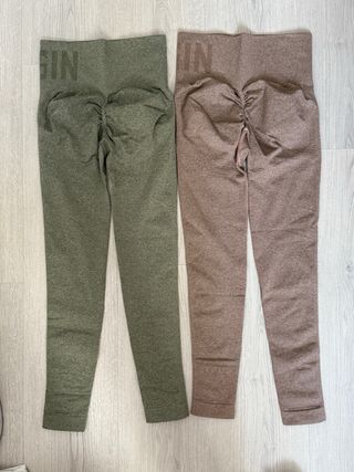2 Leggins deportivas push up