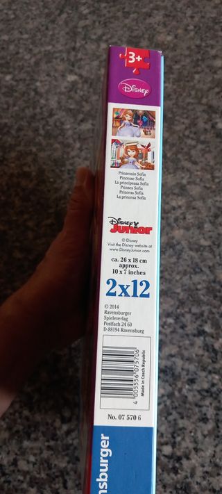 Puzzle Sofia 2x12 Ravensburger