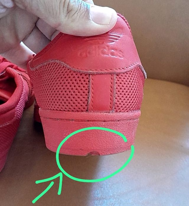 Adidas Superstar rojas - zapatillas deportivas