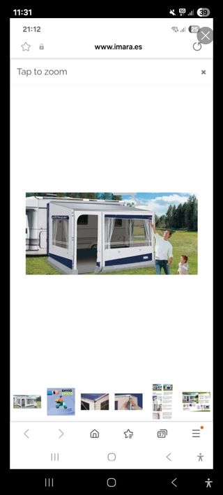 Toldo Caravana y cerramiento 