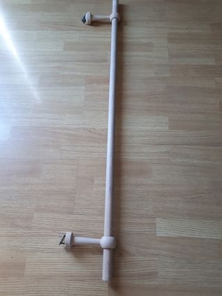 Bastone per tende in legno 