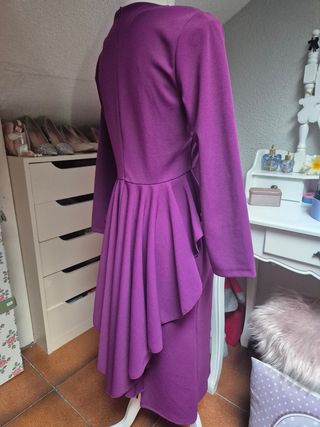 Vestido fiesta morado