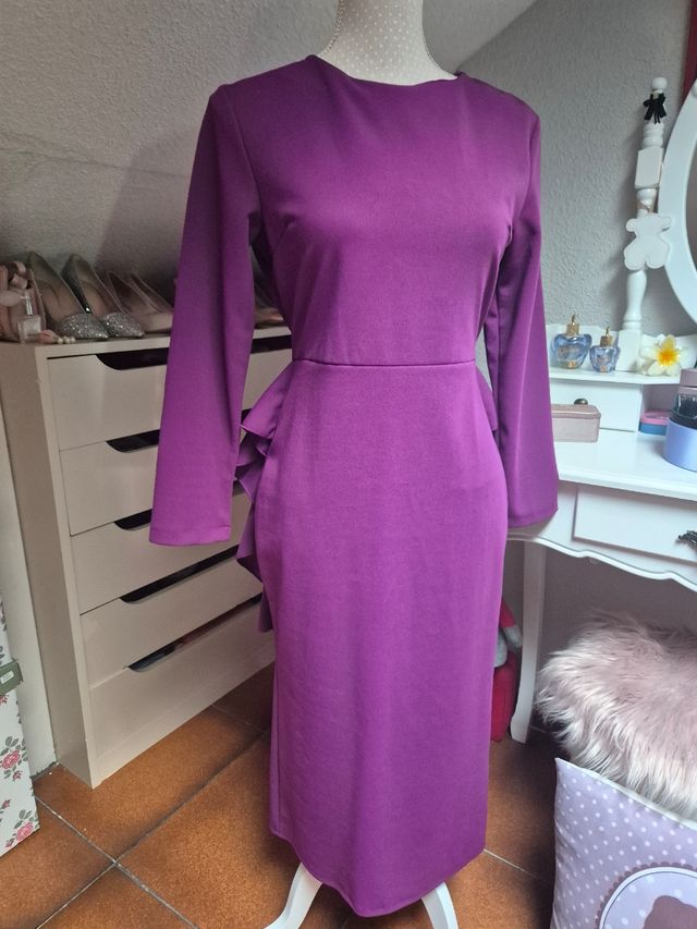 Vestido fiesta morado