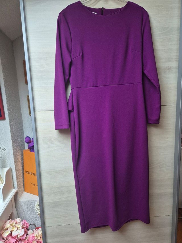 Vestido fiesta morado