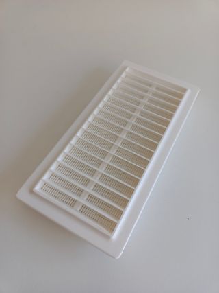 Rejilla ventilación - Plástico Blanca