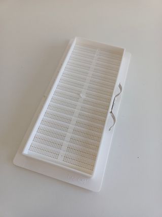 Rejilla ventilación - Plástico Blanca