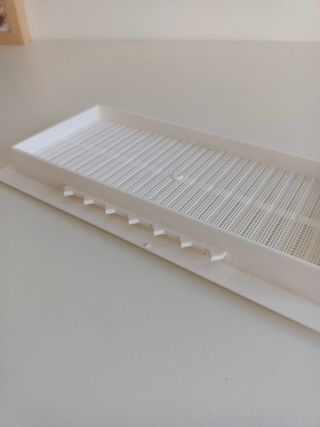 Rejilla ventilación - Plástico Blanca