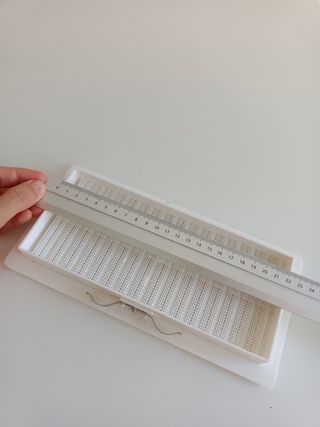 Rejilla ventilación - Plástico Blanca