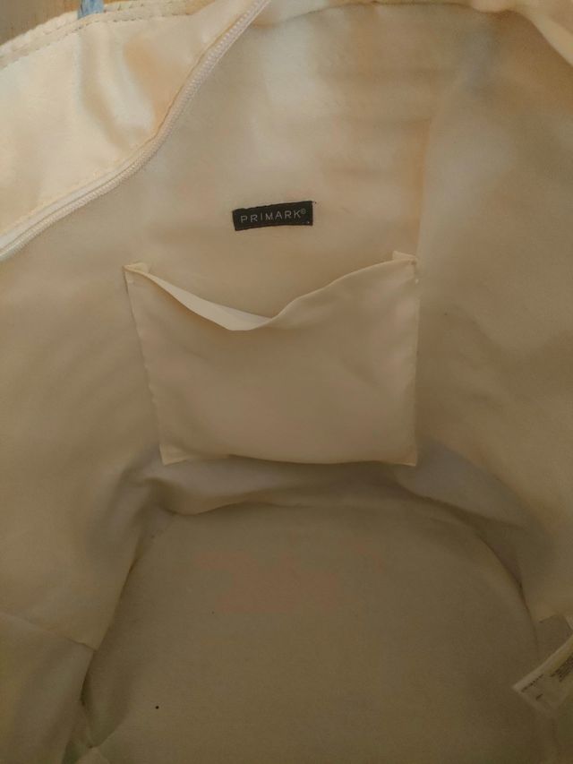 Borsa Stitch beige e grigia