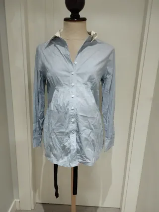 Camisa premamá Mit Mat M azul