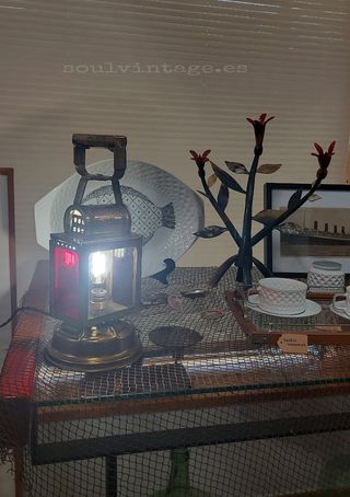 Farol antiguo tren francés