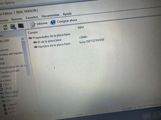Portátil Sony Vaio SVF1521N1EW