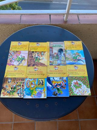 pack de 8 libros de geronimo stilton