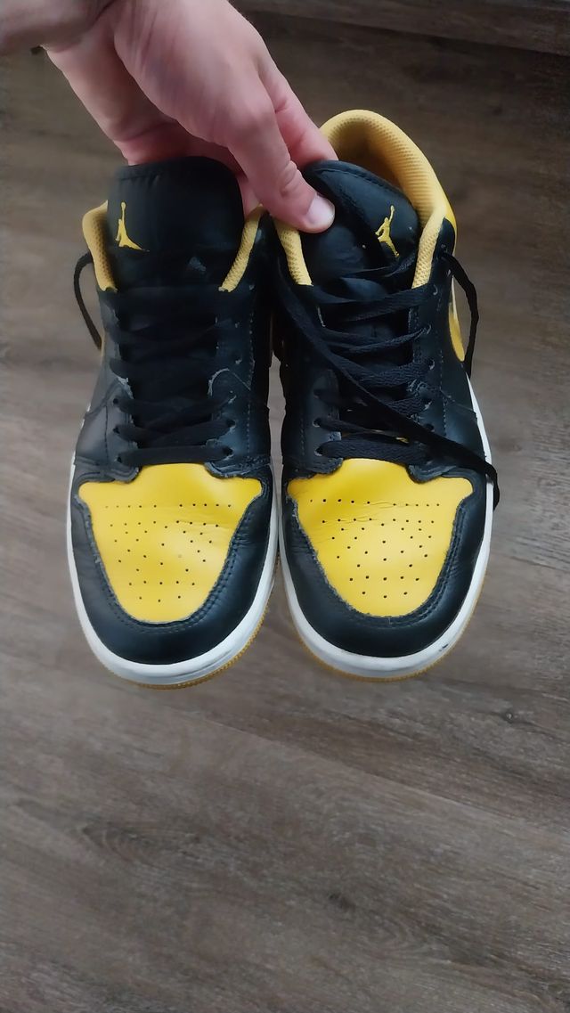Air Jordan 1 Low - Scarpe gialle e nere