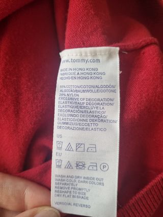 Jersey Tommy Hilfiger Rojo