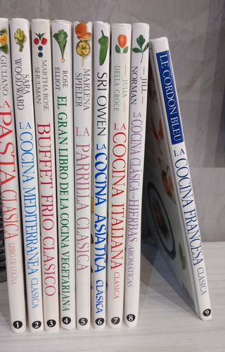 9 libros de cocina