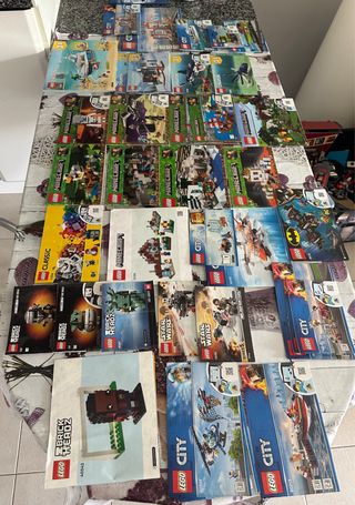 LEGO - Pack de 27 con sus instrucciones más piezas