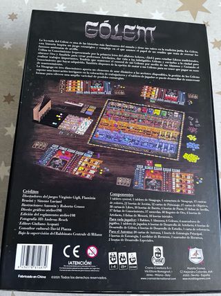 Golem: Juego de mesa con inserto 3d