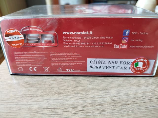 NSR Formula 1 86/89 solo embio por correos,