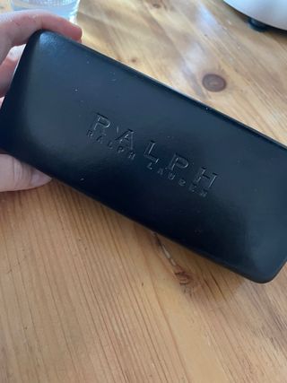 Occhiali da sole Ralph Lauren neri e oro