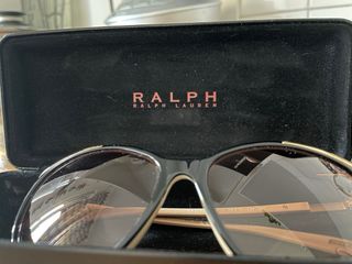 Occhiali da sole Ralph Lauren neri e oro
