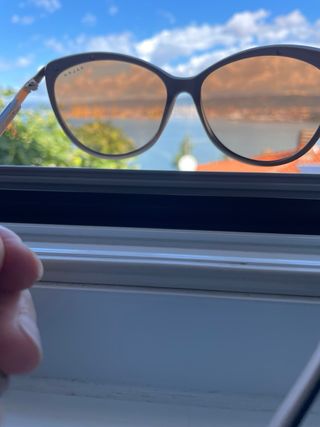 Occhiali da sole Ralph Lauren neri e oro