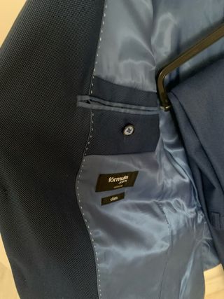 Traje azul eléctrico JOVEN