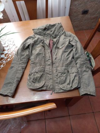 Chaqueta militar verde - entretiempo