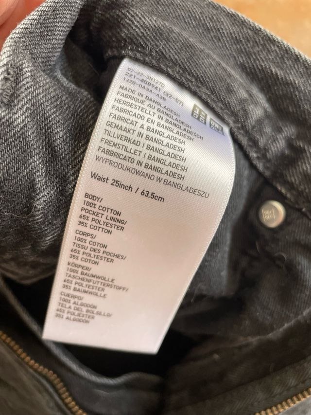 Shorts Uniqlo negros