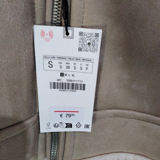 Cazadora borreguillo Zara beige
