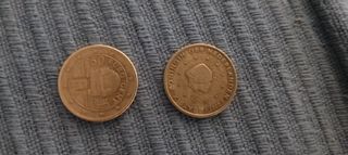 2 Monedas 50 céntimos Euro