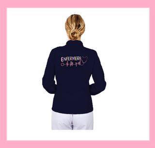 Chaqueta Enfermera Polar azul