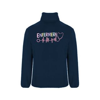 Chaqueta Enfermera Polar azul
