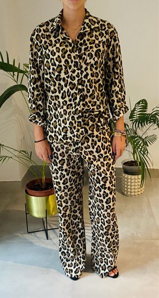 Conjunto Zara animal print