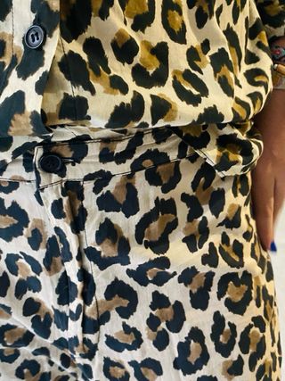 Conjunto Zara animal print