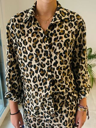 Conjunto Zara animal print