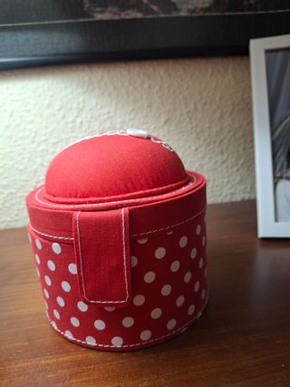 Joyero Buttonfly - Rojo con lunares blancos