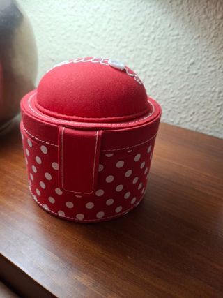 Joyero Buttonfly - Rojo con lunares blancos