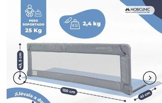 Barrera cama Mobiclinic - 150x43,5cm