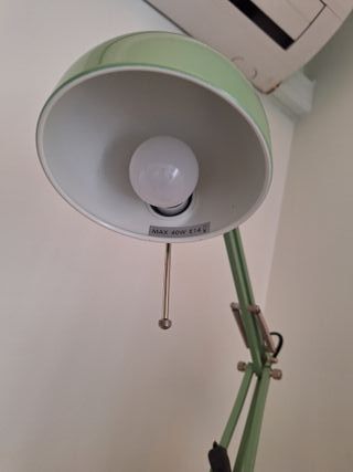 Lampara escritorio vintage metalica