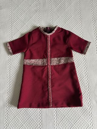Traje medieval bebé granate - 1 ańo