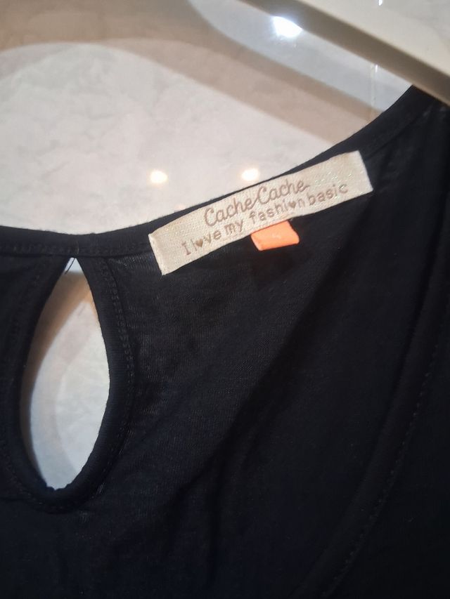 Camiseta negra Cache Cache XL