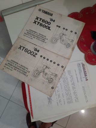 Yamaha XT600Z/XT600L manuale di assemblaggio 