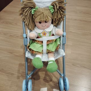 Coche+Muñeca Trapo