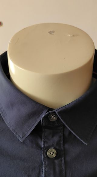 Camisa Tommy Jeans Slim Fit XL azul marino
