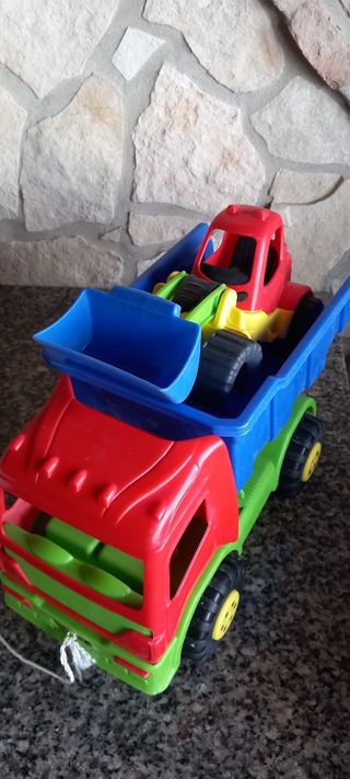 Giochi camion e bulldozer bimbi